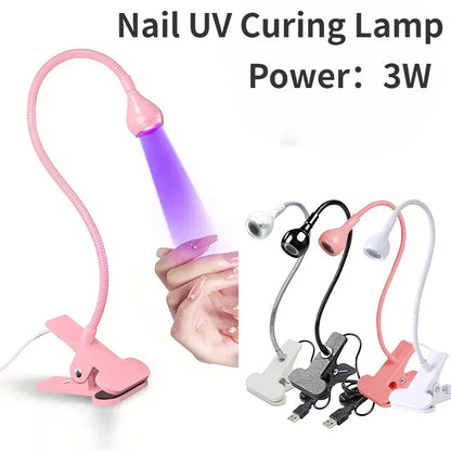 Lampe UV ongles 395 nm, mini USB, séchage gel, manucure