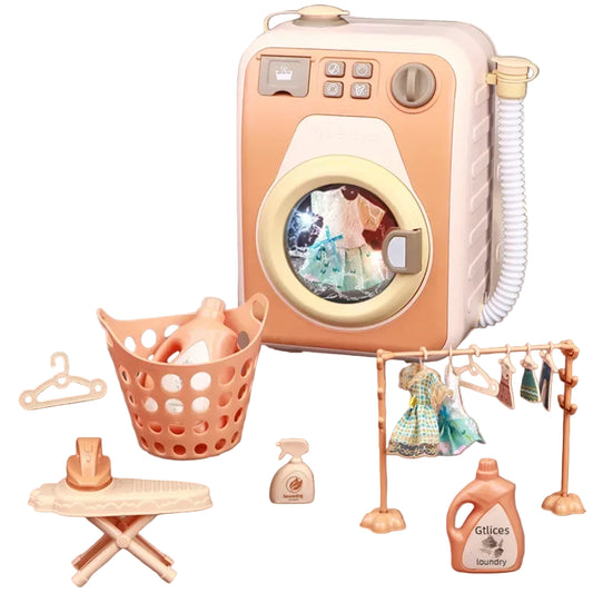 Jouet machine à laver avec eau, musique et lumière