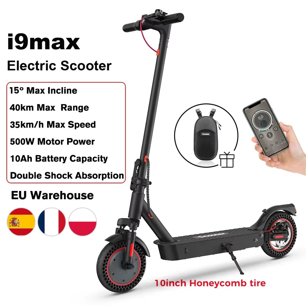 Trottinette électrique iScooter i9 : moteur 350 W, 30 km d’autonomie, pneus 8.5'', avec appli