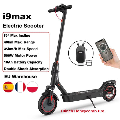 Trottinette électrique iScooter i9 : moteur 350 W, 30 km d’autonomie, pneus 8.5'', avec appli